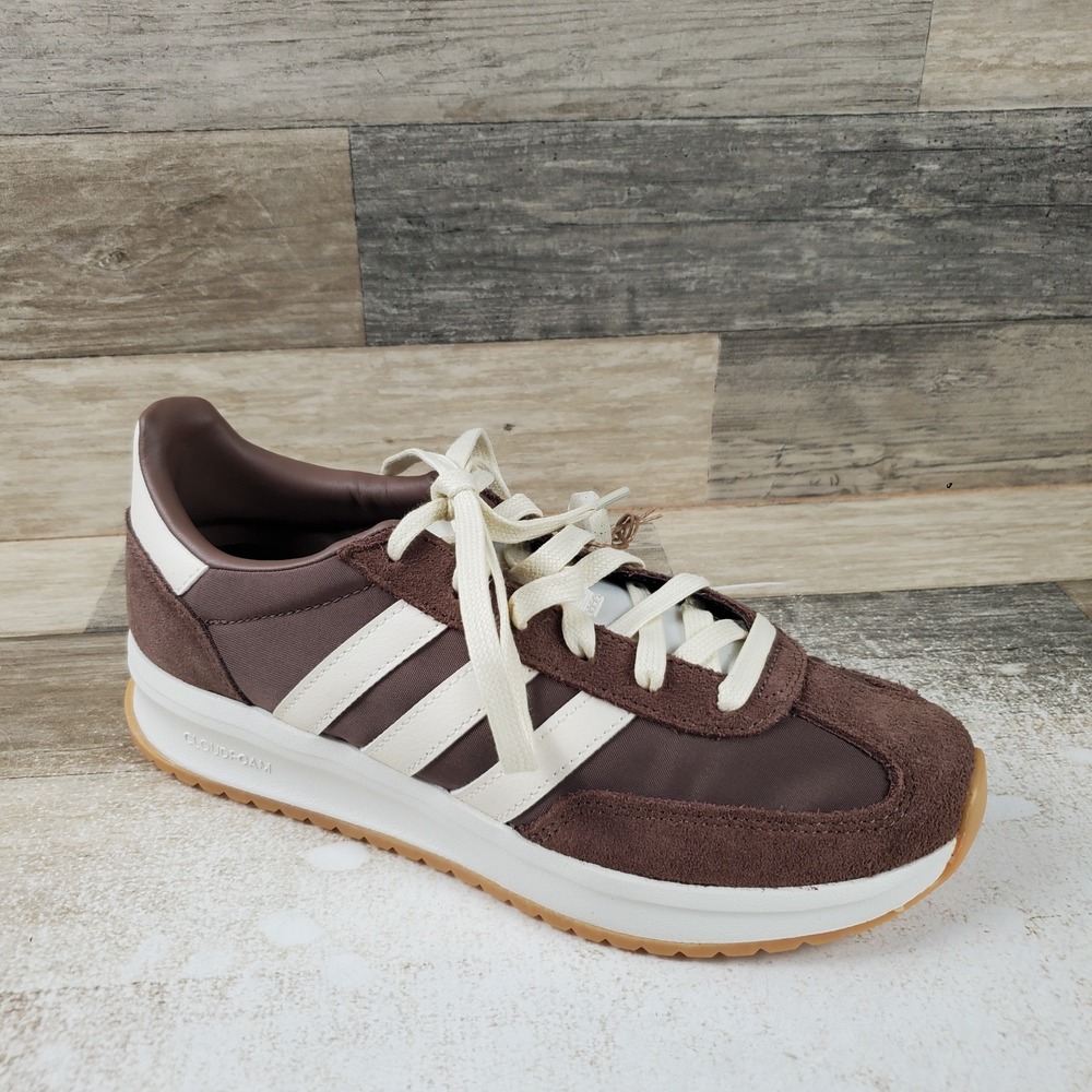 Adidas Run 70s 2.0 Womens Shoe Sz 7.5 Earth Strata Off White Gum Lace Up Sneaker
